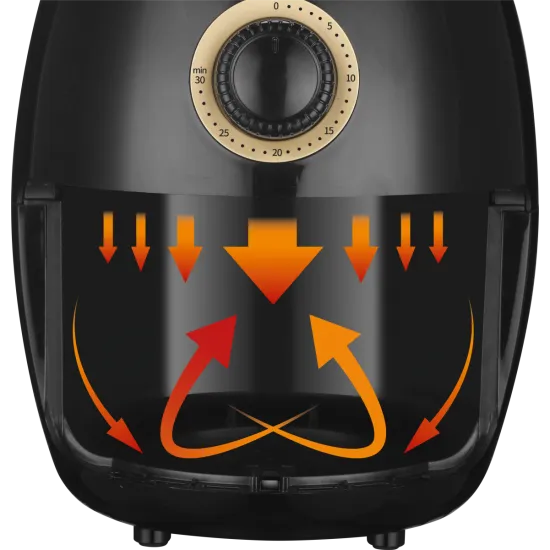 Ardes 1K32 forrólevegős sütő, olajsütő 27,7x26,4x21,6cm