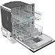Gorenje GV642D61 teljesen beépíthető mosogatógép 60cm, 14 terítékes, automatikus ajtónyitás funkció 
