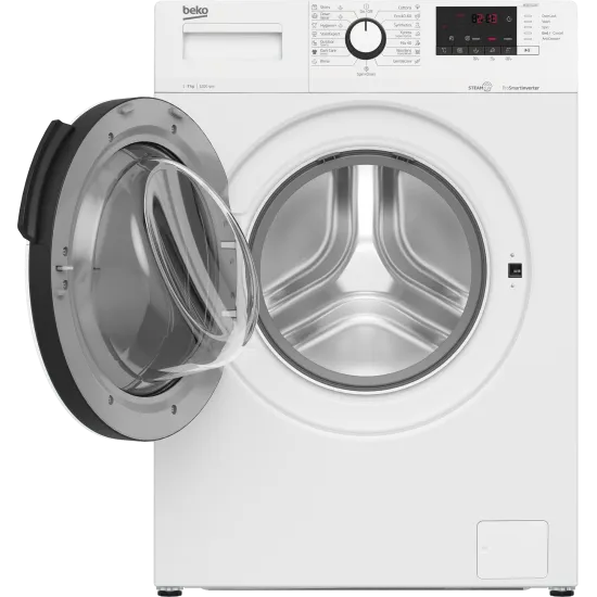 Beko WUE7612XST keskeny elöltöltős mosógép 49 cm mély, 7kg, D energiaosztály,gőz technologia 