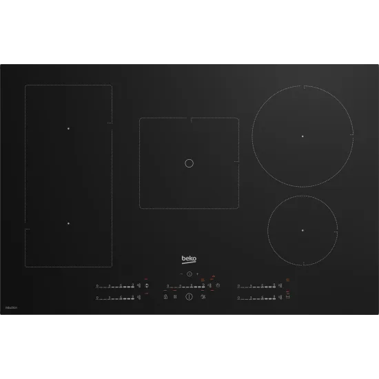 Beko HII85770UFT beépíthető indukciós főzőlap 78cm széles 