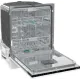 Gorenje GV663C60 teljesen beépíthető mosogatógép 60cm, 16 teríték, inverter motor, automatikus ajtónyitás funkció 