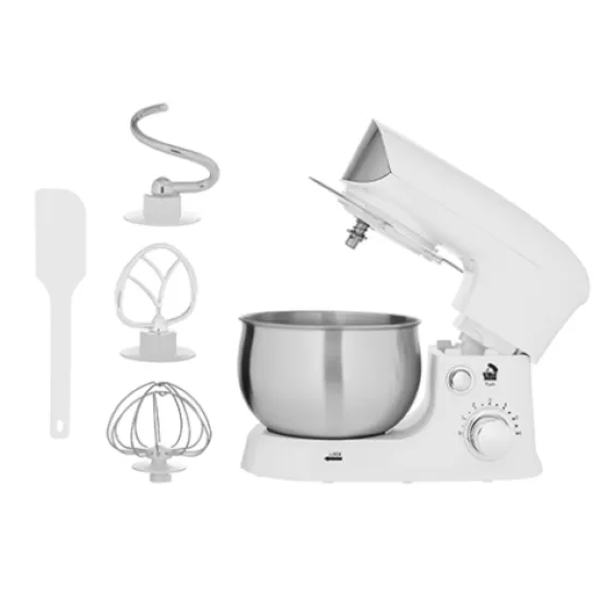 Adler AD4226W konyhai robotgép, 1200 W, fehér, 3L rozsdamentes tál