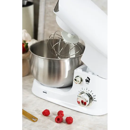 Adler AD4226W konyhai robotgép, 1200 W, fehér, 3L rozsdamentes tál