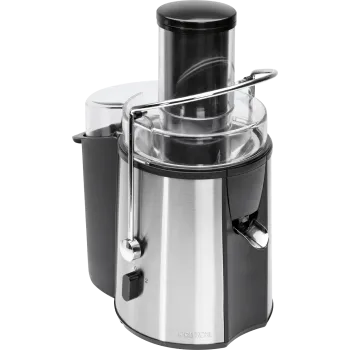 Clatronic AE 3532 fekete-inox 1000W gyümölcscentrifuga Extra nagy töltőtengely 75 mm Ø