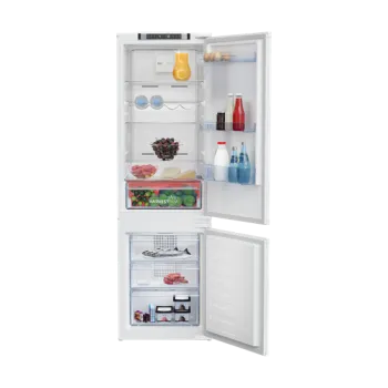 Beko BCNA-275E31 SN beépíthető alulfagyasztós kombinált hűtőszekrény,185/69L, BCNA275E31SN