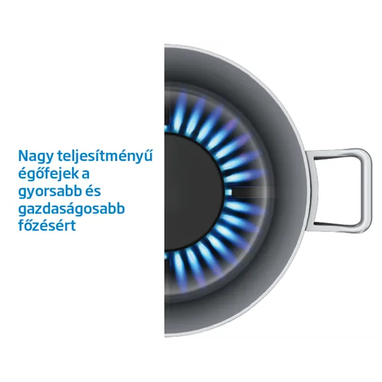 Beko FSG-52000FW szabadonálló gáztűzhely fehér 
