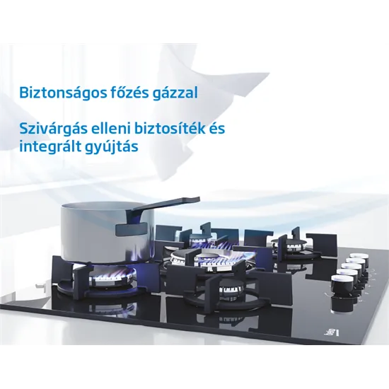 Beko FSG-52000FW szabadonálló gáztűzhely fehér 