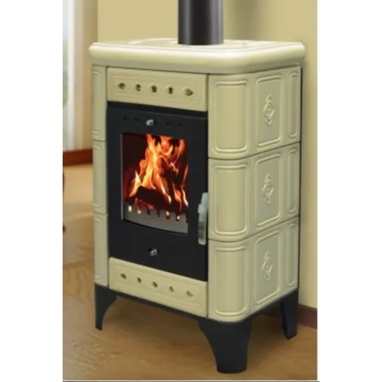 Warnex Bergen kerámia csempés kandalló csontszín