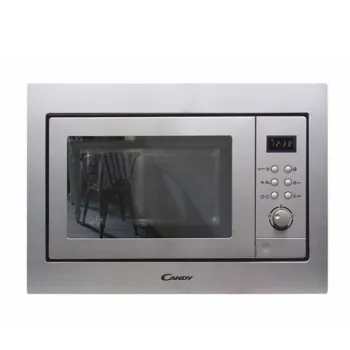 Candy MIC201EX beépíthető mikrohullámú sütő grill funkcióval 20L, inox 