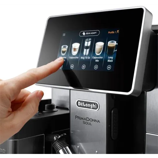 Delonghi ECAM610.75.MB PrimaDonna Soul automata kávéfőző 