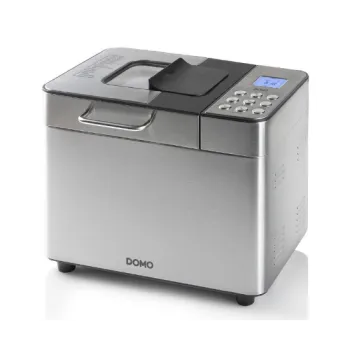 Domo B3971 automata kenyérsütő gép adagoló nyílással, fekete inox színű 