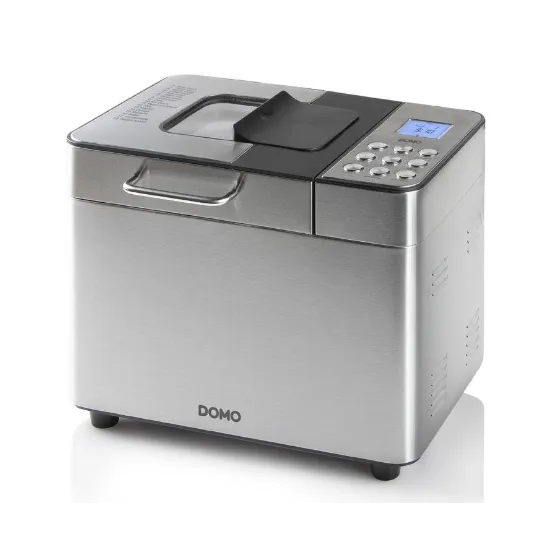 Domo B3971 automata kenyérsütő gép adagoló nyílással, fekete inox színű 