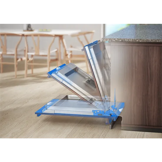 Electrolux EES42210L teljesen beépíthető keskeny mosogatógép, inverter motor, 9 terítékes, automatikus ajtónyitás, 44.8x55x81.8 cm 