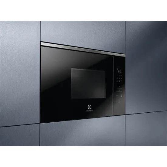 Electrolux KMFE172TEX beépíthető mikrohullámú sütő, 17L, fekete, 800W 
