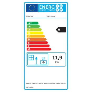 Warnex Ferguss FG18 beépíthető öntvény kandalló betét 11,9 kW