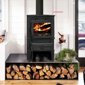 Ferguss Lux öntvény kandalló,10,2kW, szürke