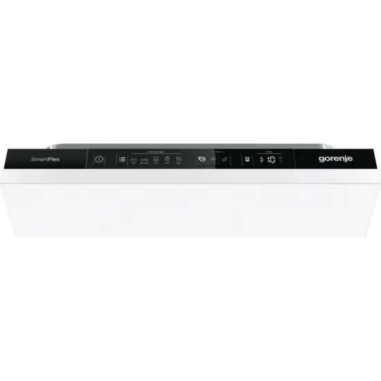 Gorenje GV561D10 teljesen beépíthető keskeny mosogatógép, 11 teríték, inverteres motor, 3 kosár, automatikus ajtónyitás, 44.8x55x81.5 cm 