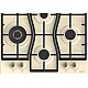 Gorenje GW6D42CLI beépíthető rusztikus gáz bézs főzőlap WOK égővel, 60x52x13 cm 