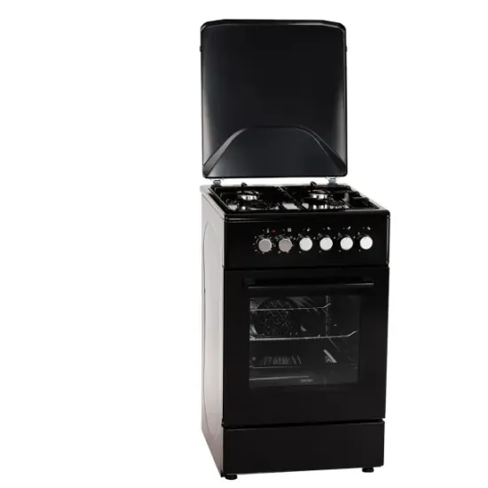 MPM-64-KGE-13B kombinált gáz-elektromos tűzhely, 64KGE13B, fekete, 70L,60cm 