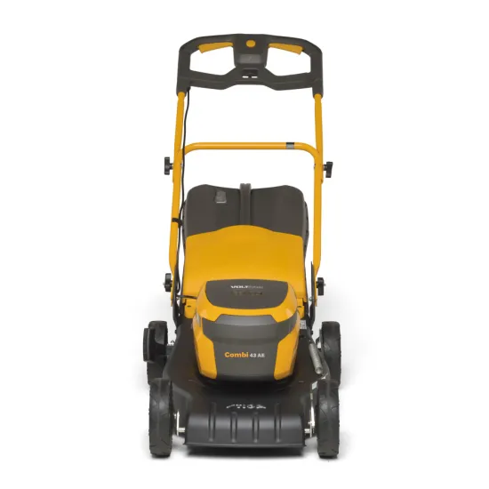 Stiga Combi 43 AE akkumulátoros fűnyíró, gyűjtő, mulcsozó, hátsó kidobás funkcióval, acél váz szerkezettel