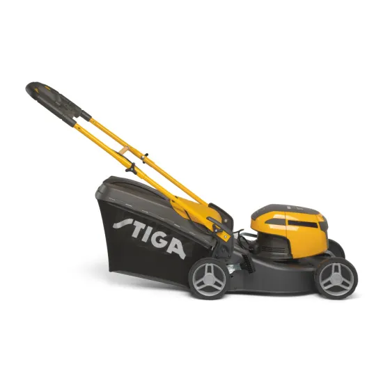 Stiga Combi 43 AE akkumulátoros fűnyíró, gyűjtő, mulcsozó, hátsó kidobás funkcióval, acél váz szerkezettel