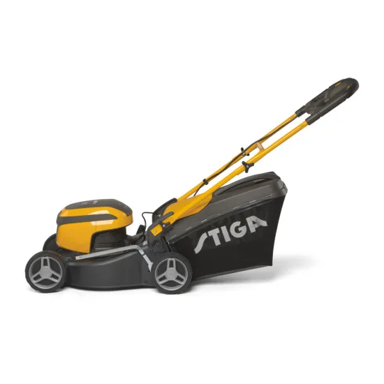Stiga Combi 43 AE akkumulátoros fűnyíró, gyűjtő, mulcsozó, hátsó kidobás funkcióval, acél váz szerkezettel