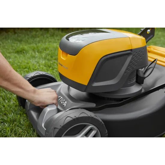 Stiga Collector 548 AE K akkumulátoros fűnyíró,gyűjtés és hátsó kiszórás