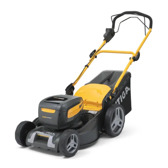 Stiga Combi 748 SQ AE önjárós akkumulátoros fűnyíró, gyűtés, mulcsozás, oldalsó és hátsó kidobás funkcióval