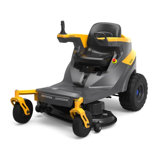 Stiga GYRO 500e helyben forduló akkumulátoros fűnyíró traktor,oldalsó kidobás,mulcsozás(opcionális)