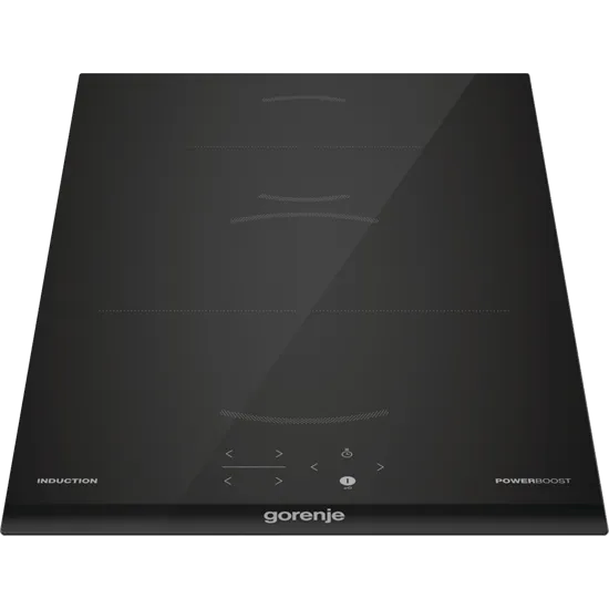 Gorenje GI3201BC beépíthető dominó indukciós kerámia főzőlap,fekete, érintőkijelző, 30x52x5.8 cm 