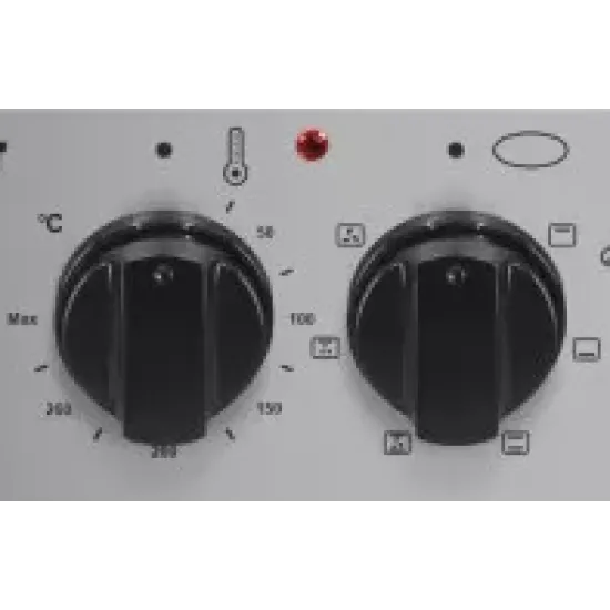 Hausmeister HM5020 ML kombinált tűzhely, fém dísztető INOX főzőfelület, 58L, 6 funkciós elektromos sütővel, 50x60x83 cm 