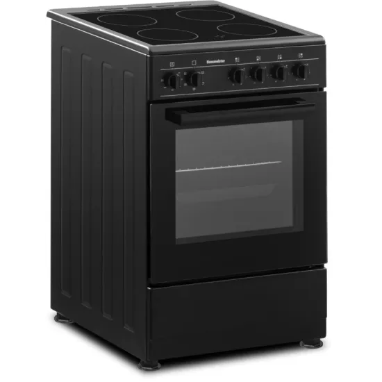 Hausmeister HM5029 fekete kerámialapos tűzhely, matt fekete, 43L, 50x63x85.5 cm 