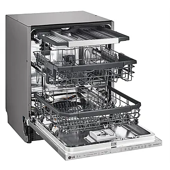 LG DB325TXS beépíthető mosogatógép 14 terítékes, Wifi, Inverter Direct Drive, gőzfunkció