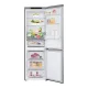 LG GBV3100DPY alulfagyasztós kombinált hűtőszekrény, DoorCooling+™ technológia, 344/110L, 59.5x68.2x186 cm, hamvas matt ezüst szín 