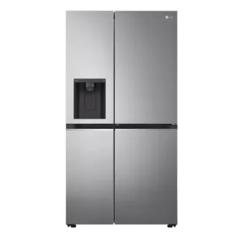 LG GSJV70PZTE side by side hűtőszekrény, Lineáris Inverter Kompresszor, 179cm magas, hamvas ezüst
