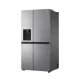 LG GSLV51PZXM Side-by-Side hűtőszekrény, inox színű,416/219L,179cm magasság, Smart Inverter Kompresszor, 