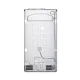 LG GSLV51PZXM Side-by-Side hűtőszekrény, inox színű,416/219L,179cm magasság, Smart Inverter Kompresszor, 