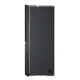 LG GSXV90MCDE Total No Frost side by side hűtőszekrény, 416/219L, InstaView™, WIFI, Lineáris Inverter Kompresszor, 91.3x73.5x179 cm, matt éjfekete szín 