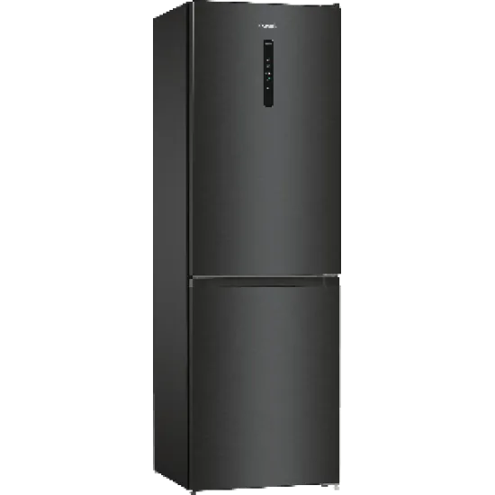 Gorenje NRK619EABXL4 NO Frost fekete kombinált hűtőszekrény, 204/96L, 60x59.2x185 cm 