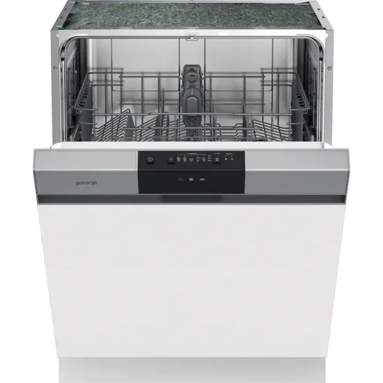 Gorenje GI62040X beépíthető kezelőpaneles mosogatógép, 13 teríték, ezüst szín, 60 cm 