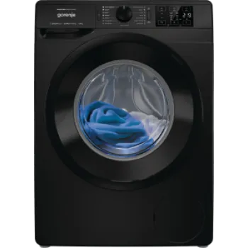 Gorenje WNEI84AS/B  fekete elöltöltős mosógép Inverteres motor, 60x54.5x85 cm 