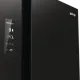 Gorenje NRR9185EABXL side by side fekete hűtőszekrény, Total No Frost funkcióval, Inverteres kompresszorral,358/192L, 91.5x67x178.6 cm, fekete szín