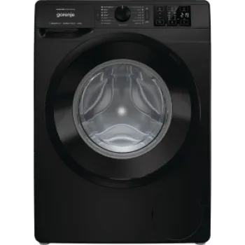 Gorenje WNEI84AS/B  fekete elöltöltős mosógép Inverteres motor, 60x54.5x85 cm 