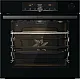 Gorenje BPSA6747A08BGWI beépíthető pirolitikus sütő, 77L, 59.5x56.4x59.5 cm, fekete szín 