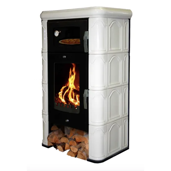 Warnex Napoli kerámia csempés kandalló csontszín 