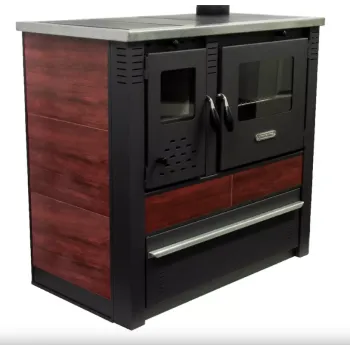 Warnex Panonia sparhelt BORDÓ, jobbos kivitel, 10kW 