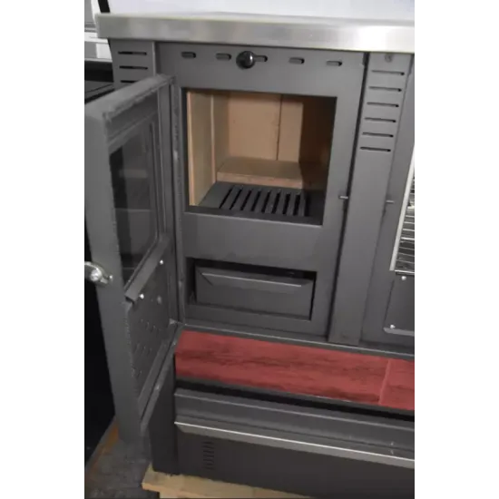 Warnex Panonia sparhelt BORDÓ, jobbos kivitel, 10kW 