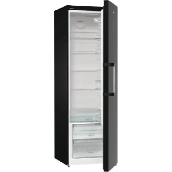 Gorenje R619EABK6 fekete hűtőszekrény 398 liter 185 X 59,5 X 66,3 cm külső kijelző,  AdaptTech öntanuló kompresszor 