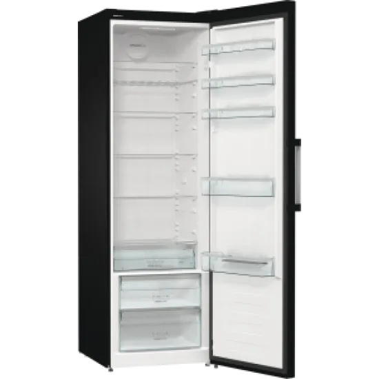 Gorenje R619EABK6 fekete hűtőszekrény 398 liter 185 X 59,5 X 66,3 cm külső kijelző,  AdaptTech öntanuló kompresszor 