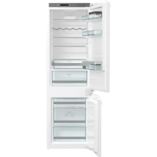 Gorenje RKI2181A1 beépíthető kombinált alulfagyasztós hűtőszekrény, 187/71L 